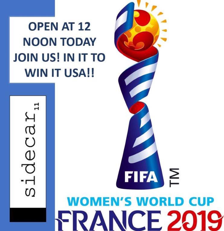 Open at 12noon Today for World Cup Action!